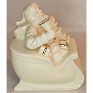 Lenox Santa In Sleigh With Bells